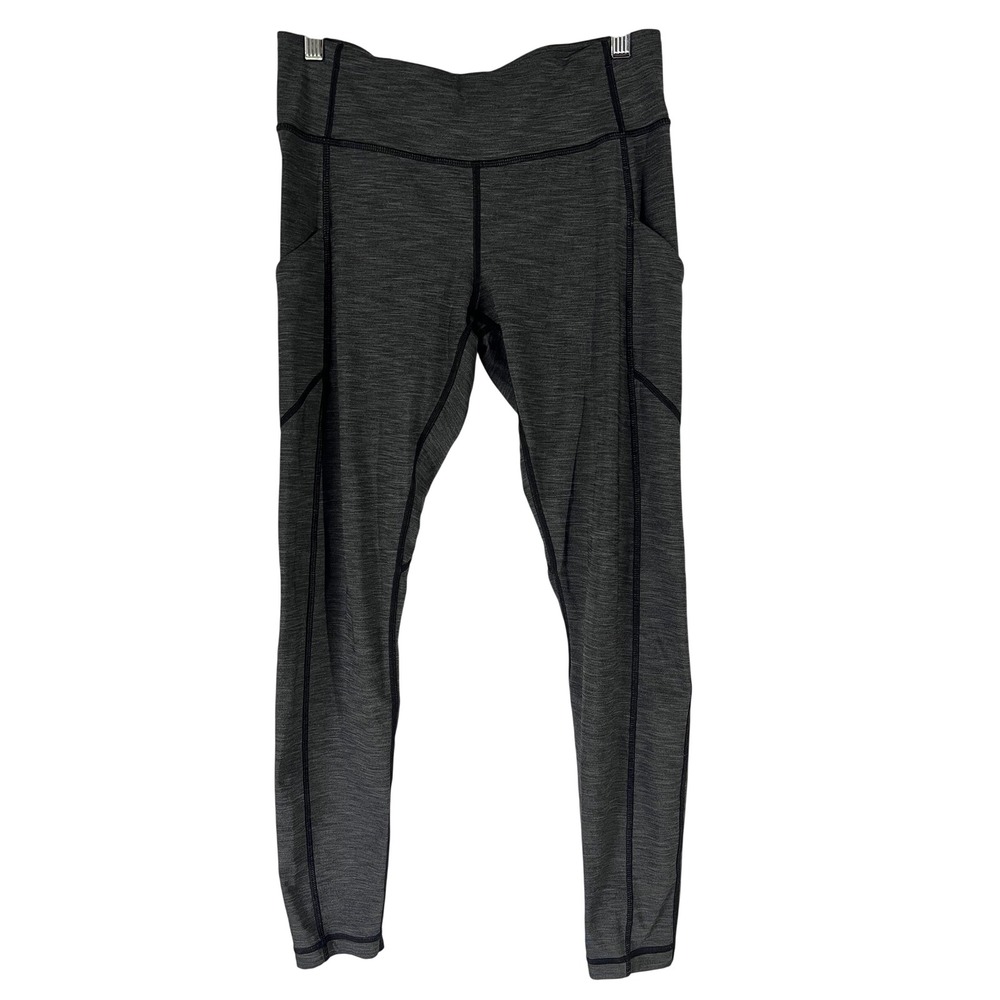 Lululemon Speed Up Tight Heathered Charcoal Grey High Rise Leggings Size 8